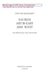 book Сакральное искусство Востока и Запада. Принципы и методы