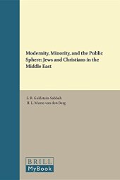 book Modernity, Minority, and the Public Sphere: Jews and Christians in the Middle East