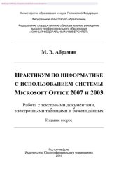 book Практикум по информатике с использованием системы Microsoft Office 2007 и 2003: Работа с текстовыми документами, электронными таблицами и базами данных