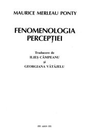 book Fenomenologia perceptiei