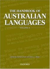 book Handbook of Australian Languages [Chapter on Bunuba ONLY]