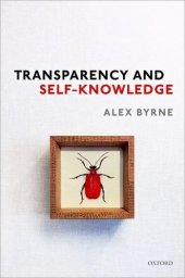 book Transparency and Self-Knowledge