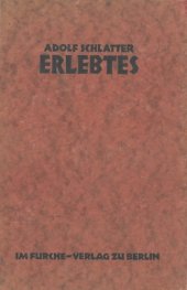 book Erlebtes