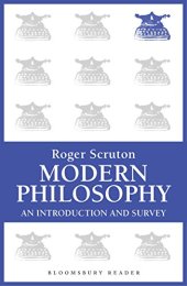 book Modern Philosophy: An Introduction and Survey