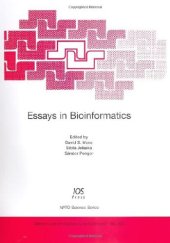 book Essays in Bioinformatics