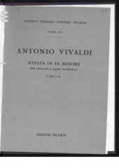 book Sonata in fa minore