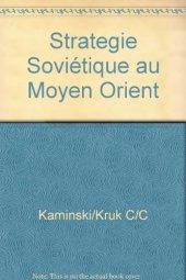 book La stratégie soviétique au Moyen-Orient