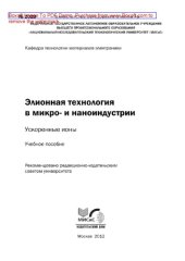 book Элионная технология в микро- и наноиндустрии. Ускоренные ионы. Учебное пособие