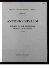 book Sonata in sol maggiore