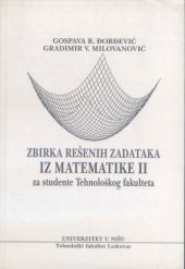 book Збирка решених задатака из математике 2  Zbirka rešenih zadataka iz matematike 2