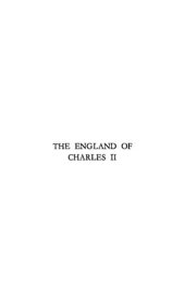 book The England Of Charles II