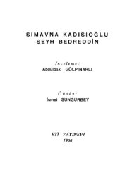 book Simavna Kadısıoğlu Şeyh Bedreddin