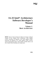 book IA-32 Intel® Architecture Software Developer’s Manual, Volume 1: Basic Architecture