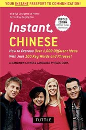 book Instant Chinese: A Mandarin Chinese Phrasebook & Dictionary