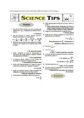 book Competition Science Vision Dec 2008 Gravitation Chem Bonds and test Papers CSV