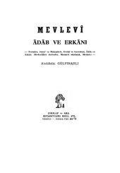 book Mevlevi Âdâb ve Erkânı