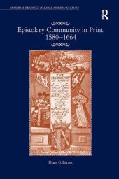 book Epistolary Community in Print, 1580–1664