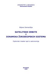 book Сателитске орбите и динамика жироскопских система Satelitske orbite i dinamika žiroskopskih sistema