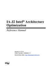 book IA-32 Intel® Architecture Optimization Reference Manual