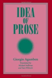 book Idea of Prose