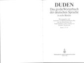 book DUDEN Das große Wörterbuch der deutschen Sprache in sechs Bänden Band 2: Cl - F