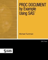 book PROC DOCUMENT by Example Using SAS