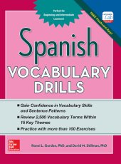 book Spanish Vocabulary Drills