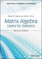 book Matrix Algebra Useful for Statistics