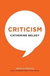 book Criticism: Ideas in Profile