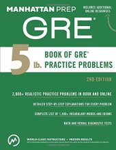 book 5 lb. Book of GRE Practice Problems