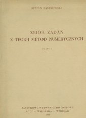 book Zbiór zadań z teorii metod numerycznych