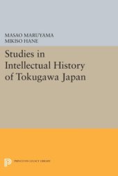 book Studies in Intellectual History of Tokugawa Japan