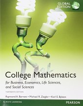 book College Mathematics for Business, Economics, Life Sciences and Social Sciences