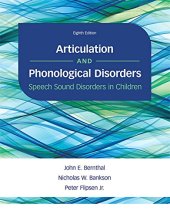 book Articulation and Phonological Disorders: Speech Sound Disorders in Children