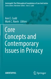 book Core Concepts and Contemporary Issues in Privacy