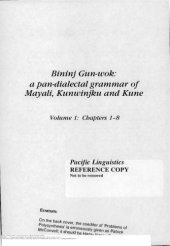 book Bininj Gun-Wok: a pan-dialectal grammar of Mayali, Kunwinjku and Kune (Vols. 1 & 2)