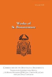 book Bonaventure’s Commentary on the Sentences: Sacraments