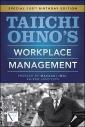 book Taiichi Ohno’s Workplace Management: Special 100th Birthday Edition