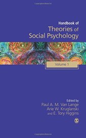 book Handbook of Theories of Social Psychology: Volume One