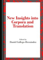 book New Insights into Corpora and Translation