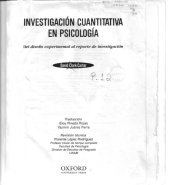 book Investigación cuantitativa en psicología: del diseño experimental al reporte de investigación