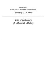 book The Psychology of Musical Ability