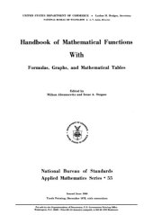 book Handbook of Mathematical Functions: with Formulas, Graphs, and Mathematical Tables