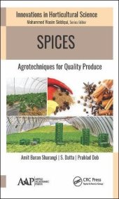 book Spices: Agrotechniques for Quality Produce