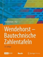 book Wendehorst Bautechnische Zahlentafeln