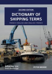 book Dictionary of shipping terms : French-English and English-French