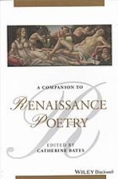 book A companion to Renaissance poetry