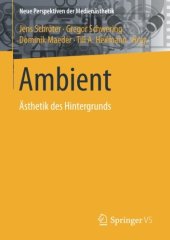 book Ambient: Ästhetik des Hintergrunds