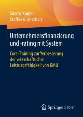 book Unternehmensfinanzierung und -rating mit System: Core-Training zur Verbesserung der wirtschaftlichen Leistungsfähigkeit von KMU