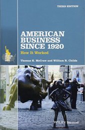 book American Business Since 1920: How It Worked